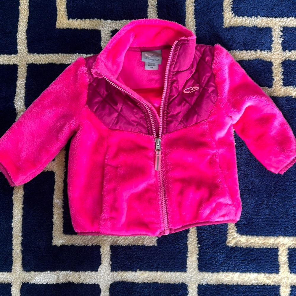 Soft pullover jacket shirt for baby girls 12M fall winter